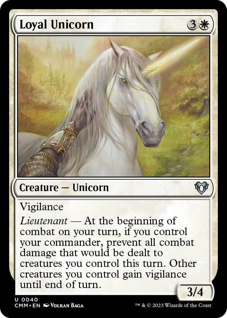 Image for Loyal Unicorn (Commander Masters) (40) - Magic: The Gathering