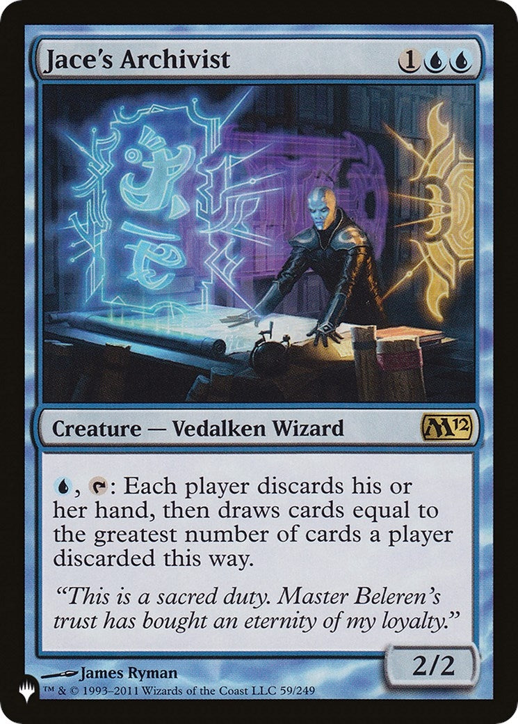 Image for Jace's Archivist (The List Reprints) (59/249) - Magic: The Gathering