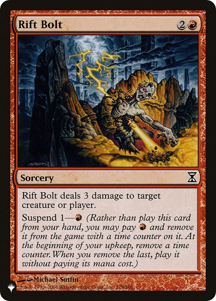 Image for Rift Bolt (The List Reprints) (176/301) - Magic: The Gathering