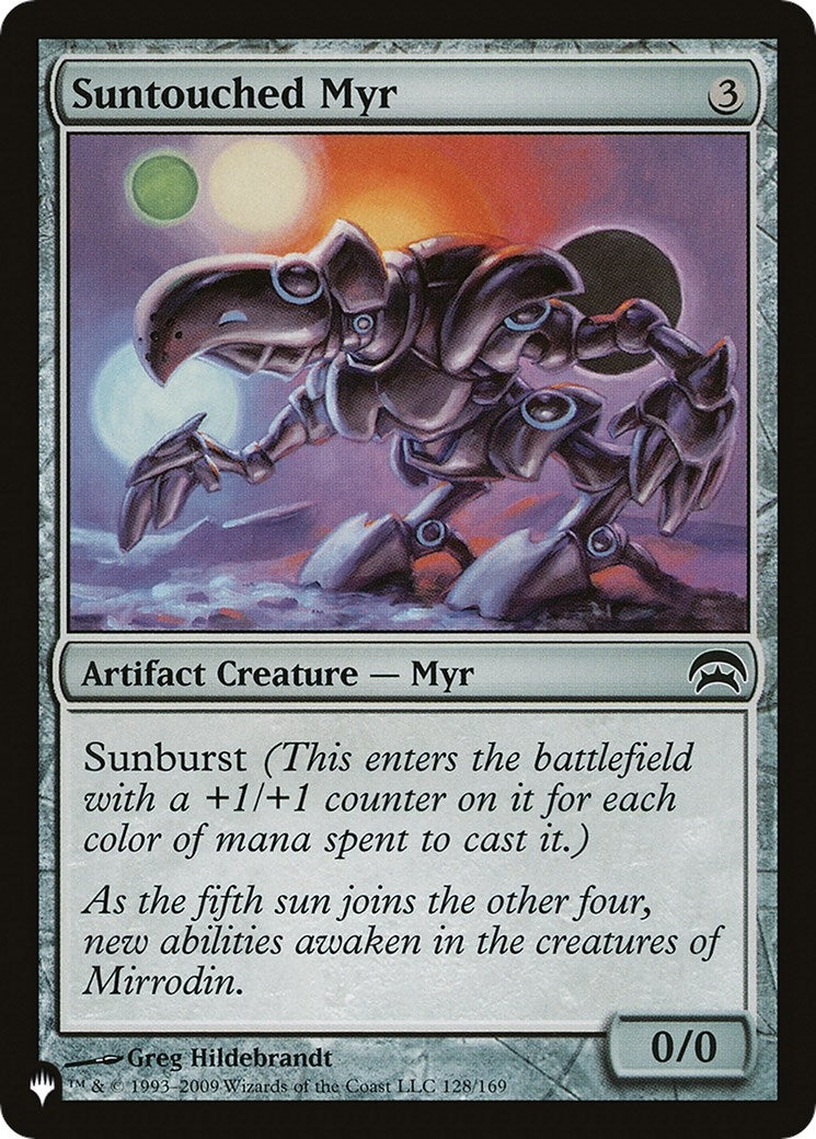 Image for Suntouched Myr (The List Reprints) (128/169) - Magic: The Gathering