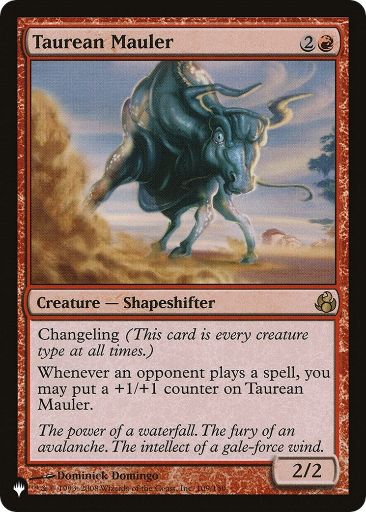 Image for Taurean Mauler (MOR) (The List Reprints) (109/150) - Magic: The Gathering