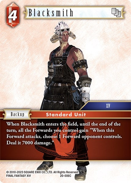 Image for Blacksmith (Dawn of Heroes) (20-006C) - Final Fantasy TCG