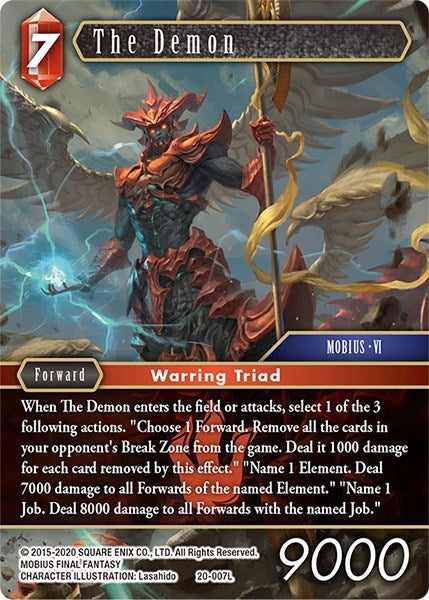 Image for The Demon (Dawn of Heroes) (20-007L) - Final Fantasy TCG