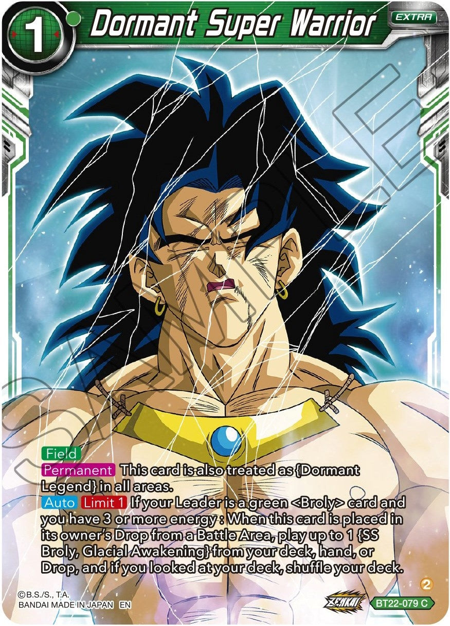 Image for Dormant Super Warrior (Critical Blow) (BT22-079) - Dragon Ball Super: Masters