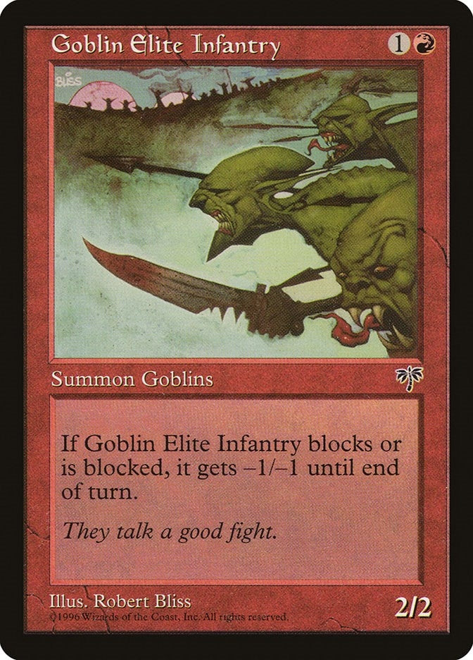 Image for Goblin Elite Infantry (Mirage) - Magic: The Gathering