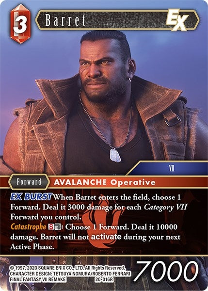 Image for Barret EX (Dawn of Heroes) (20-016R) - Final Fantasy TCG