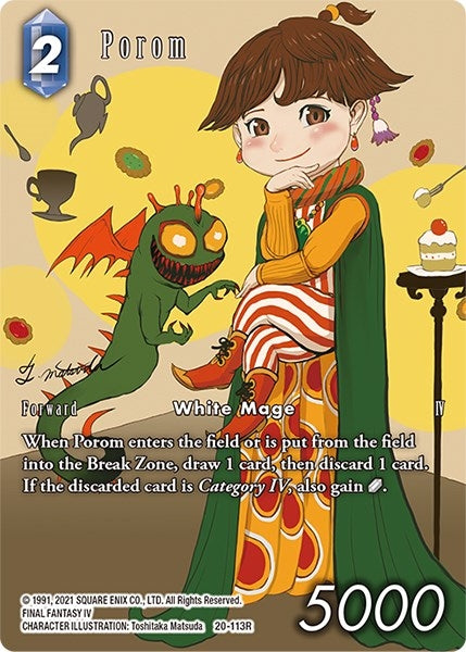 Image for Porom (Full Art) (Dawn of Heroes) (20-113R) - Final Fantasy TCG