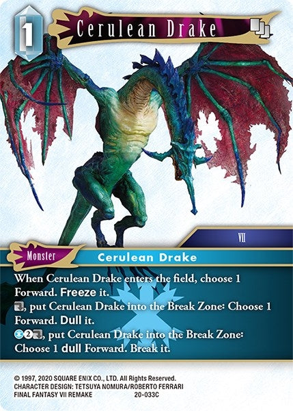 Image for Cerulean Drake (Dawn of Heroes) (20-033C) - Final Fantasy TCG