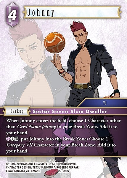 Image for Johnny (Dawn of Heroes) (20-096C) - Final Fantasy TCG