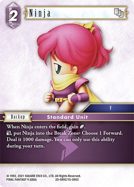 Image for Ninja (Dawn of Heroes) (20-099C/15-095C) - Final Fantasy TCG