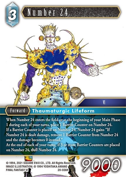 Image for Number 24 (Dawn of Heroes) (20-036H) - Final Fantasy TCG