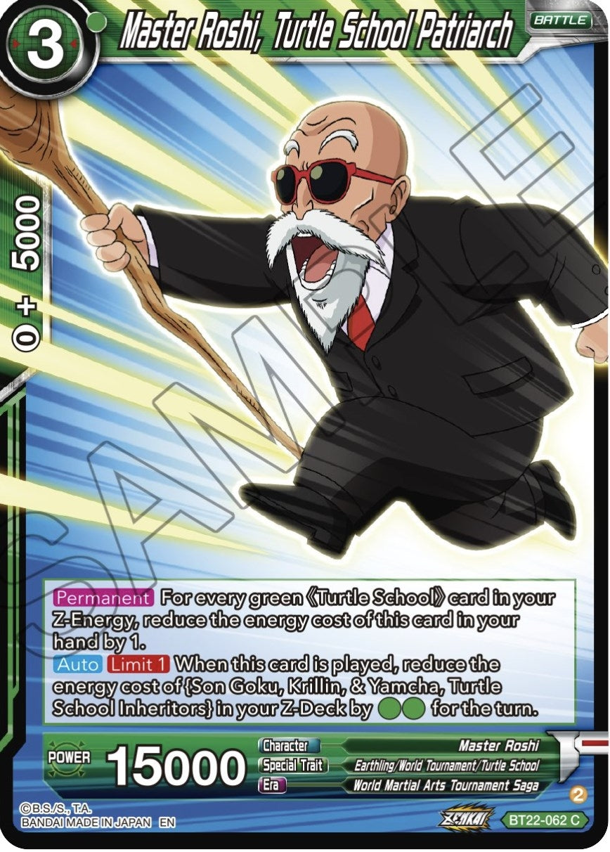 Image for Master Roshi, Turtle school Patriarch (Critical Blow) (BT22-062) - Dragon Ball Super: Masters