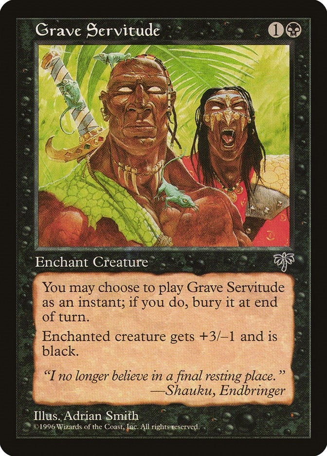 Image for Grave Servitude (Mirage) - Magic: The Gathering