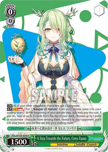 Image for A Step Towards the Future, Ceres Fauna (hololive production Vol.2) (HOL/W104-E044 R) - Weiss Schwarz