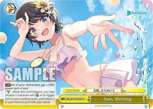 Image for Sun, Shining (hololive production Vol.2) (HOL/W104-E038 CC) - Weiss Schwarz
