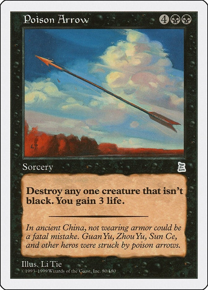 Image for Poison Arrow (Portal Three Kingdoms) (80) - Magic: The Gathering