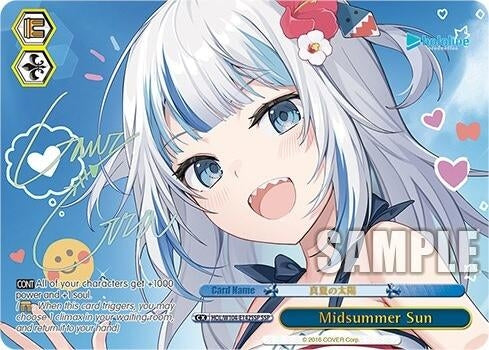 Image for Midsummer Sun (SSP) (hololive production Vol.2) (HOL/W104-E142SSP SSP) - Weiss Schwarz