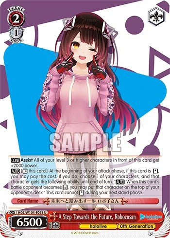 Image for A Step Towards the Future, Robocosan (hololive production Vol.2) (HOL/W104-E093 U) - Weiss Schwarz