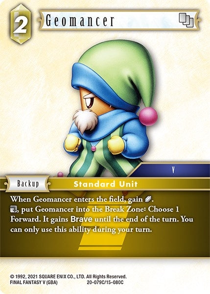 Image for Geomancer (Dawn of Heroes) (20-079C/15-080C) - Final Fantasy TCG