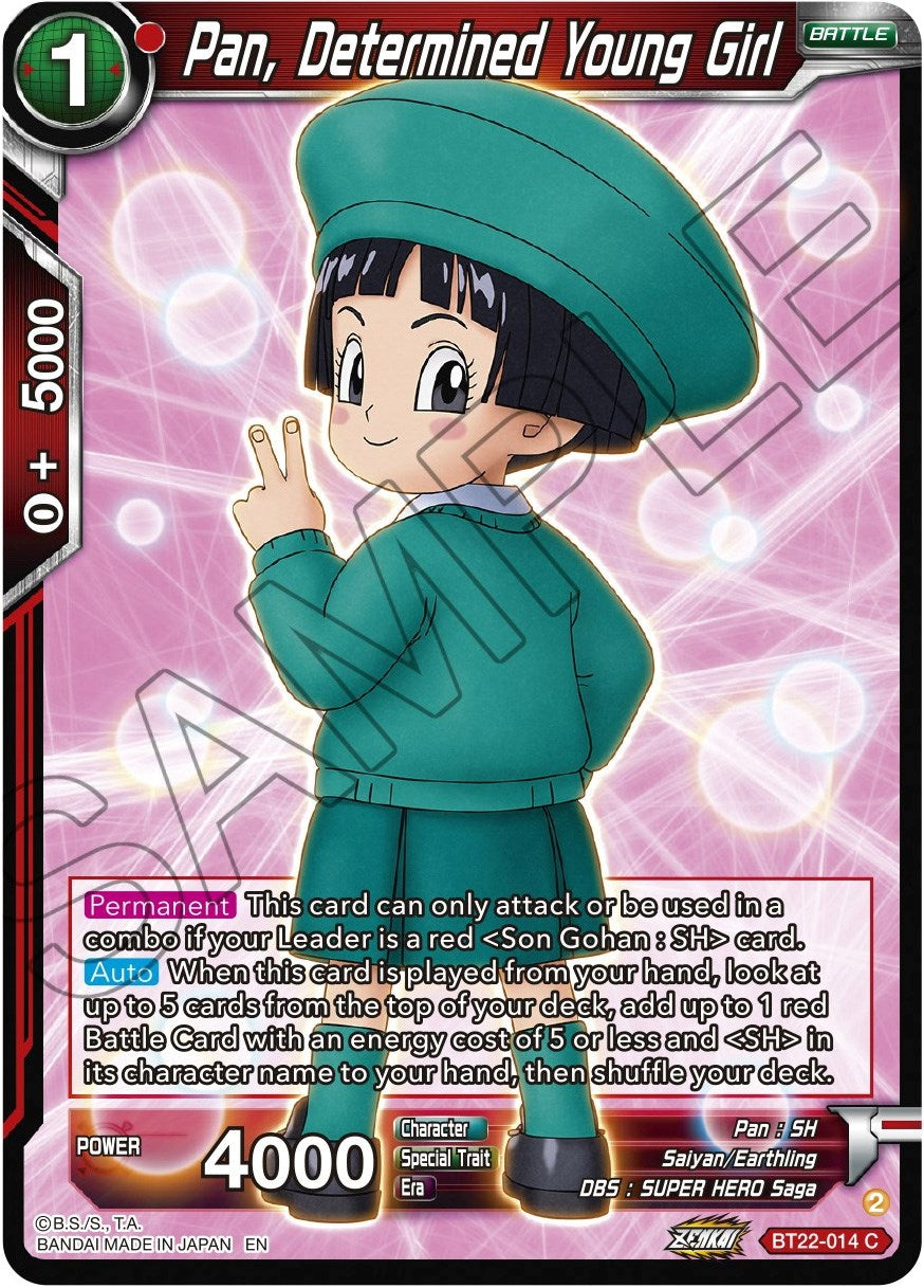 Image for Pan, Determined Young Girl (Critical Blow) (BT22-014) - Dragon Ball Super: Masters