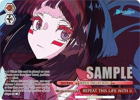 Image for REPEAT THiS LiFE WiTH U (PR) (hololive production Vol.2) (HOL/W104-E153 PR) - Weiss Schwarz