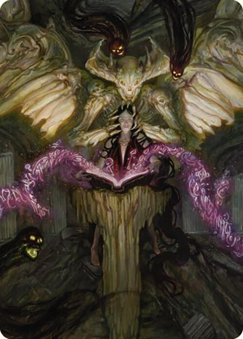 Image for Demonic Tutor Art Card (Art Series: Commander Masters) (64) - Magic: The Gathering