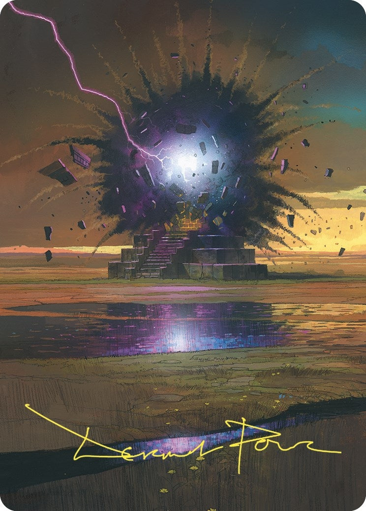 Image for Return to Dust Art Card (Gold-Stamped Signature) (Art Series: Commander Masters) (34) - Magic: The Gathering