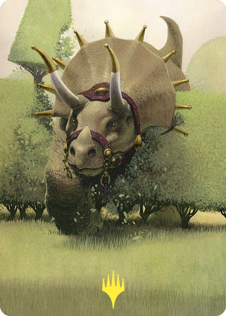 Image for Regal Behemoth Art Card (Gold-Stamped) (Art Series: Commander Masters) (43) - Magic: The Gathering