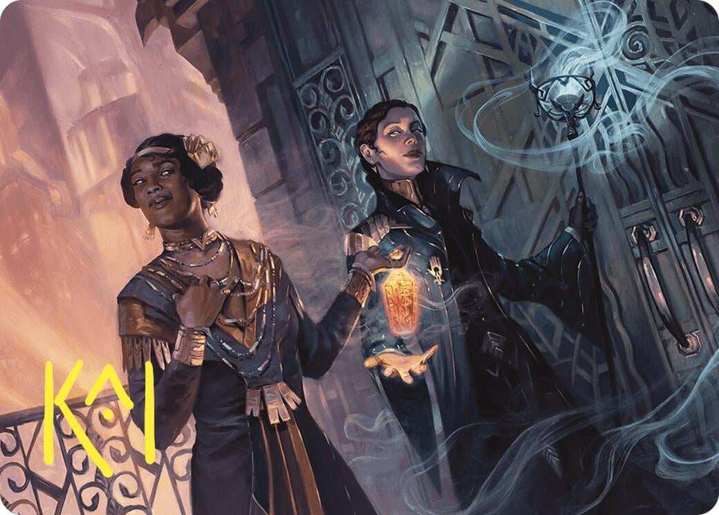 Image for Bribery Art Card (Gold-Stamped Signature) (Art Series: Commander Masters) (6) - Magic: The Gathering