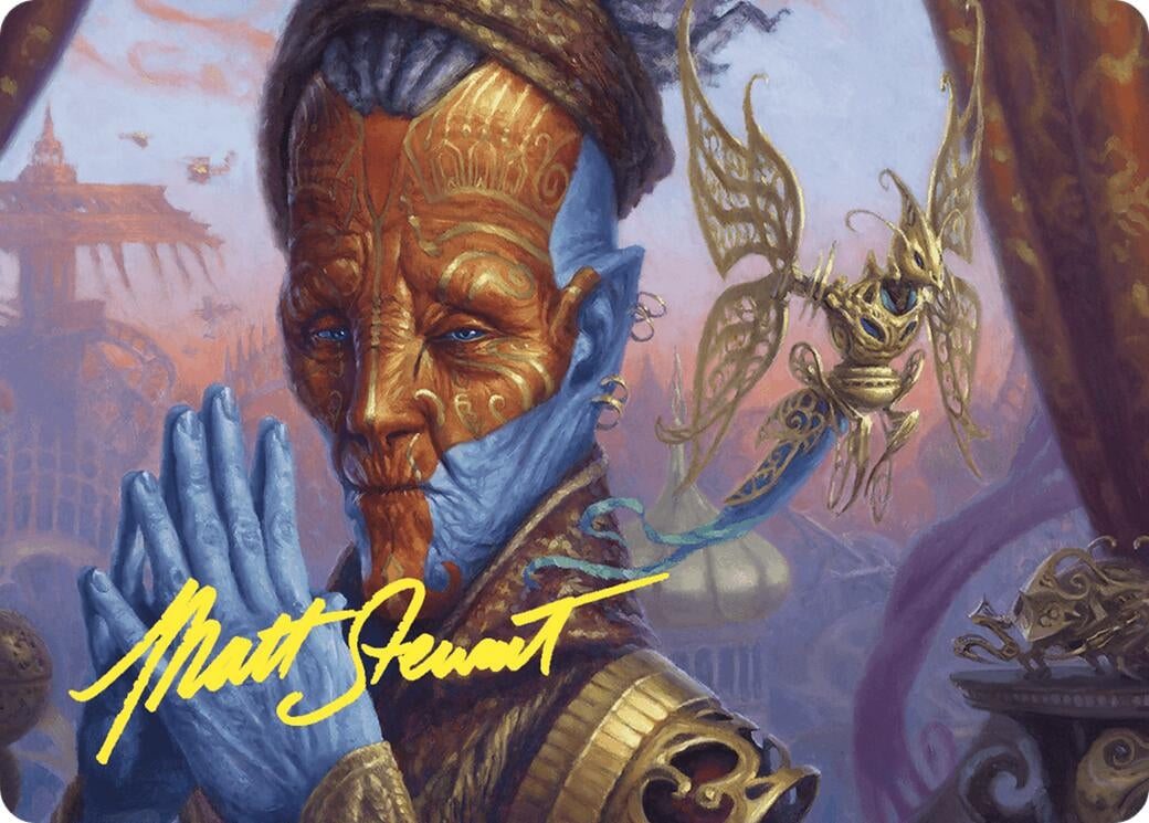 Image for Padeem, Consul of Innovation Art Card (Gold-Stamped Signature) (Art Series: Commander Masters) (8) - Magic: The Gathering