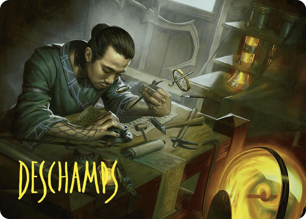Image for Renowned Weaponsmith Art Card (Gold-Stamped Signature) (Art Series: Commander Masters) (10) - Magic: The Gathering