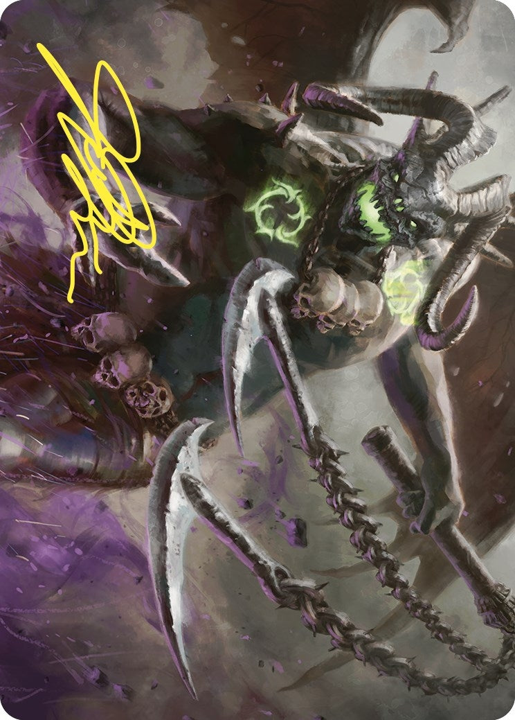 Image for Archfiend of Despair Art Card (Gold-Stamped Signature) (Art Series: Commander Masters) (12) - Magic: The Gathering