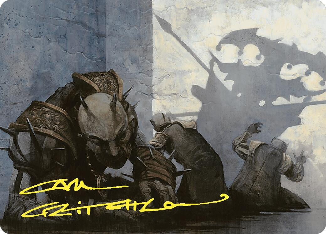 Image for Decree of Pain Art Card (Gold-Stamped Signature) (Art Series: Commander Masters) (14) - Magic: The Gathering