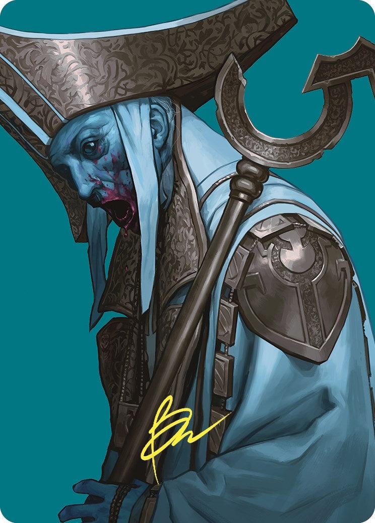 Image for Mikaeus, the Unhallowed Art Card (Gold-Stamped Signature) (Art Series: Commander Masters) (54) - Magic: The Gathering