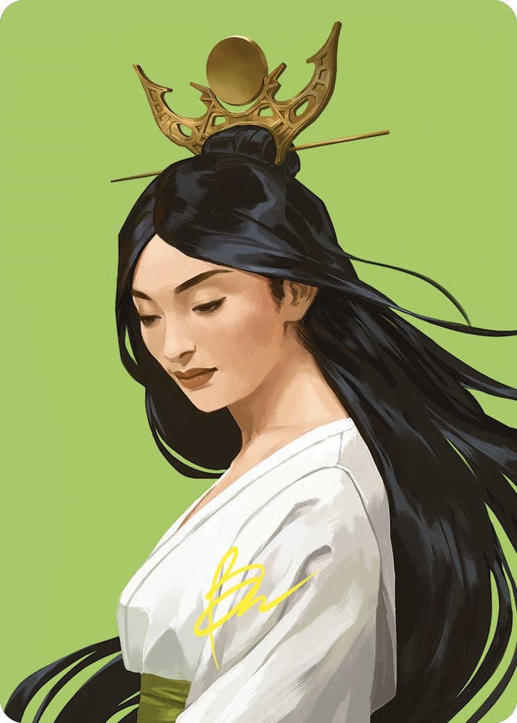 Image for Azusa, Lost but Seeking Art Card (Gold-Stamped Signature) (Art Series: Commander Masters) (56) - Magic: The Gathering