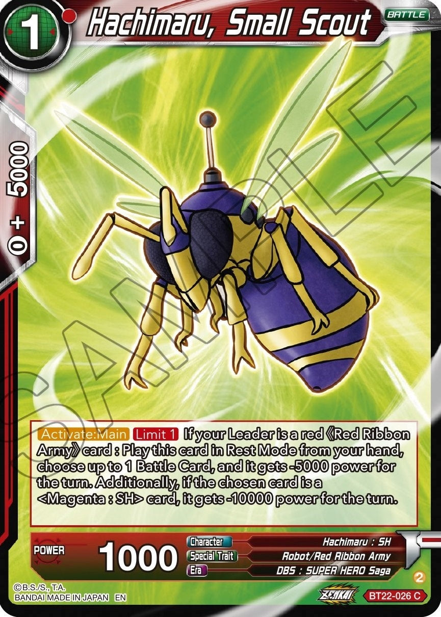 Image for Hachimaru, Small Scout (Critical Blow) (BT22-026) - Dragon Ball Super: Masters
