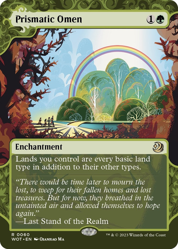 Image for Prismatic Omen (Wilds of Eldraine: Enchanting Tales) (60) - Magic: The Gathering
