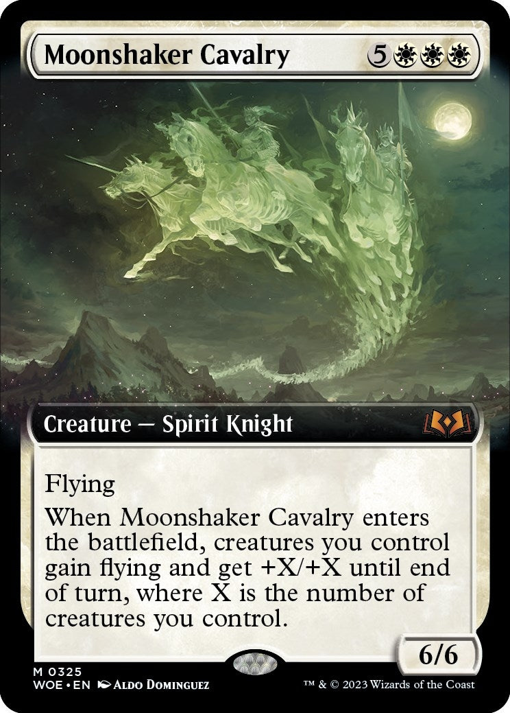 Image for Moonshaker Cavalry (Extended Art) (Wilds of Eldraine) (325) - Magic: The Gathering