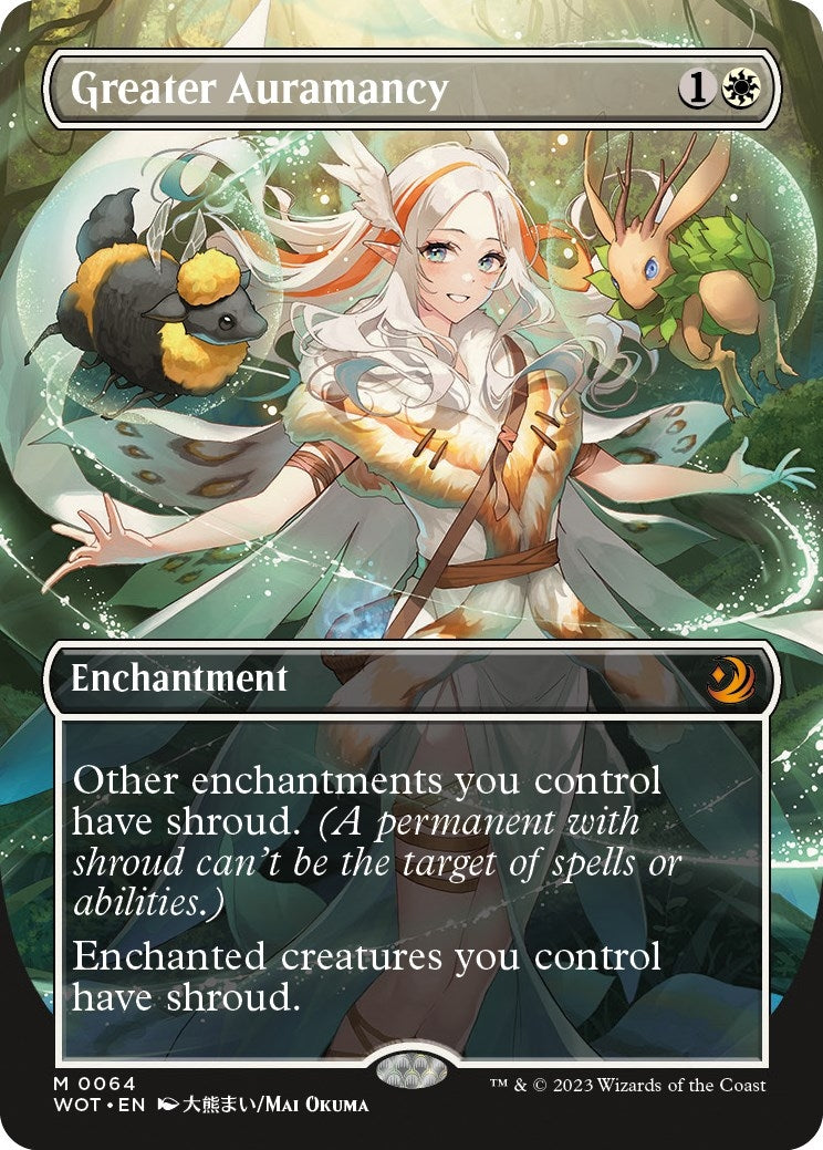 Image for Greater Auramancy (Anime Borderless) (Wilds of Eldraine: Enchanting Tales) (64) - Magic: The Gathering