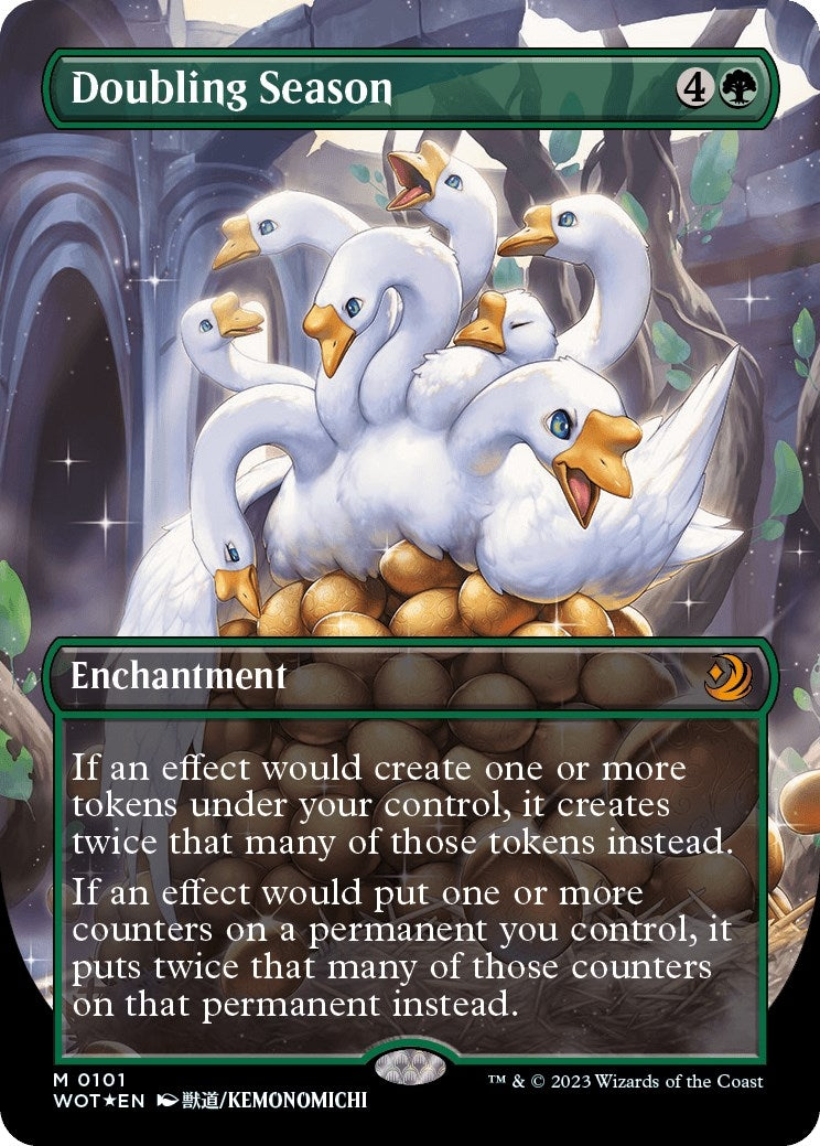Image for Doubling Season (Anime Borderless) (Confetti Foil) (Wilds of Eldraine: Enchanting Tales) (101) - Magic: The Gathering