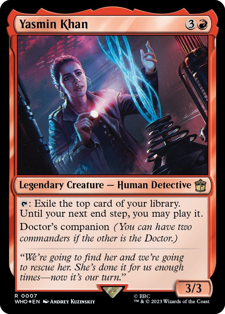 Image for Yasmin Khan (Universes Beyond: Doctor Who) (7) - Magic: The Gathering
