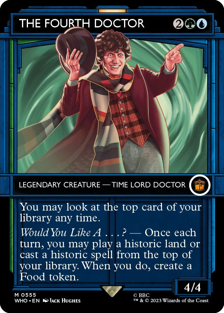 Image for The Fourth Doctor (Showcase) (Universes Beyond: Doctor Who) (555) - Magic: The Gathering