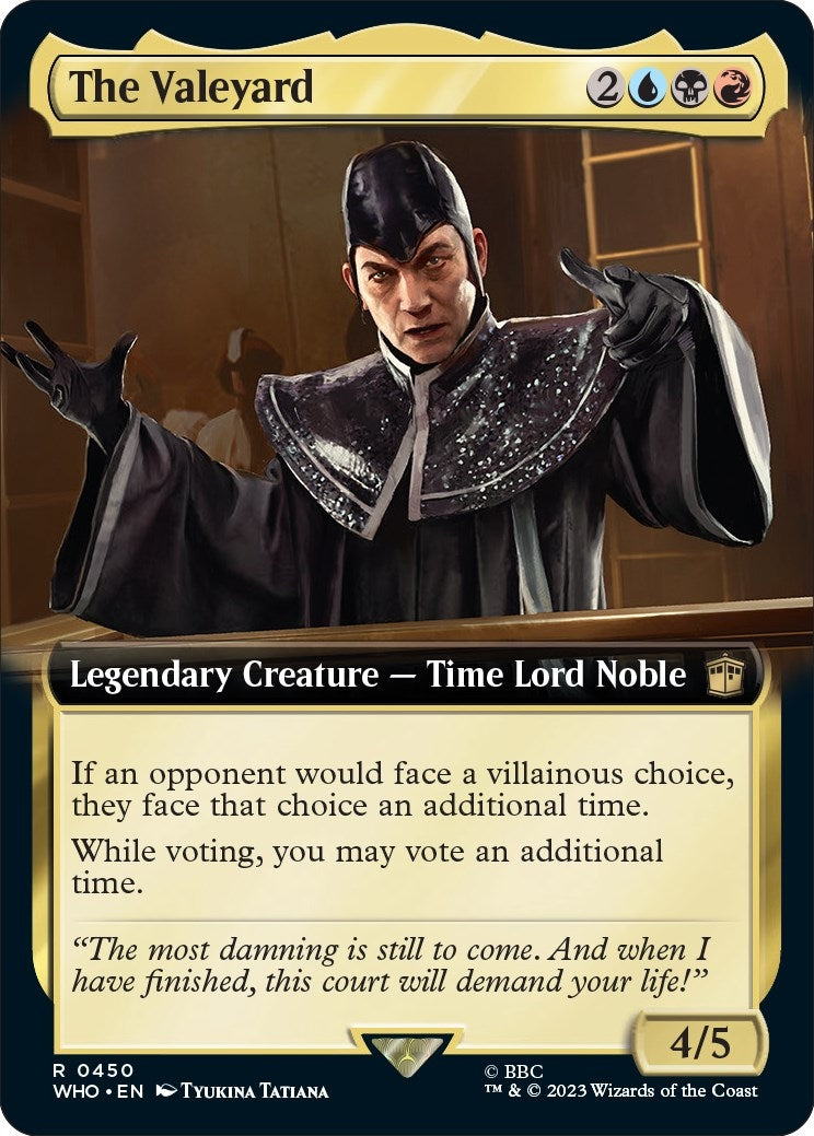 Image for The Valeyard (Extended Art) (Universes Beyond: Doctor Who) (450) - Magic: The Gathering