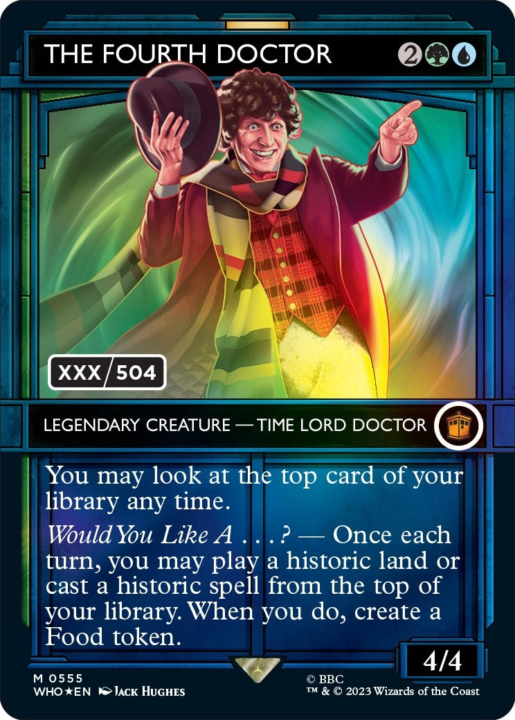 Image for The Fourth Doctor (Serial Numbered) (Universes Beyond: Doctor Who) (555) - Magic: The Gathering