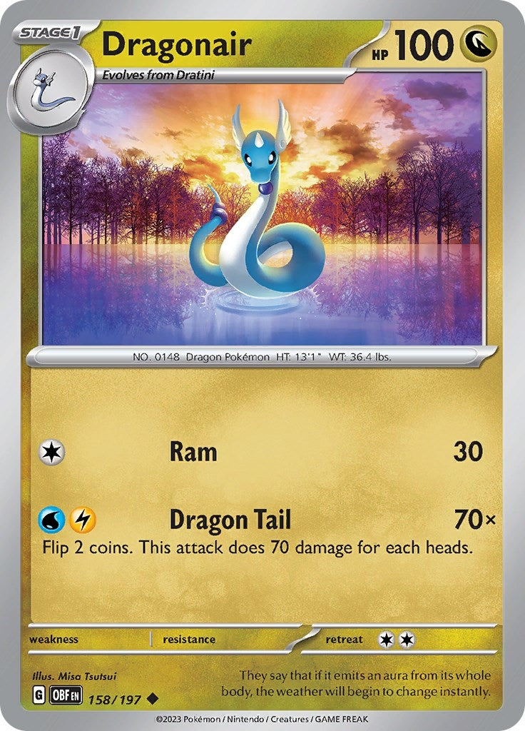Image for Dragonair (SV03: Obsidian Flames) (158/197) - Pokemon