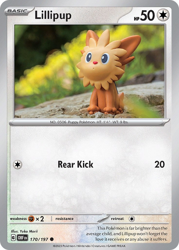 Image for Lillipup (SV03: Obsidian Flames) (170/197) - Pokemon