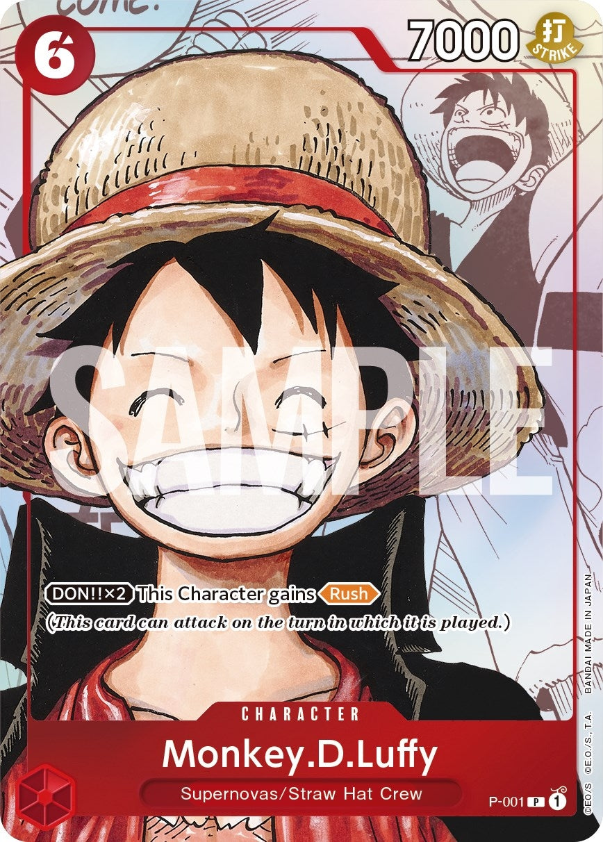 Image for Monkey.D.Luffy (Alternate Art) (One Piece Promotion Cards) (P-001) - One Piece Card Game