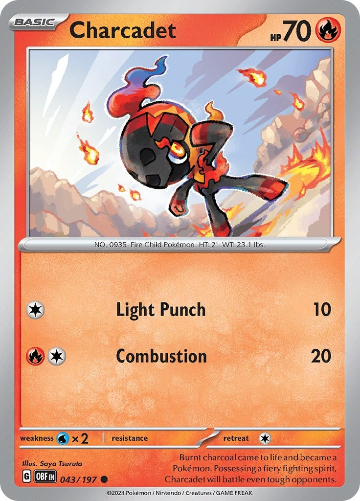 Image for Charcadet (SV03: Obsidian Flames) (043/197) - Pokemon