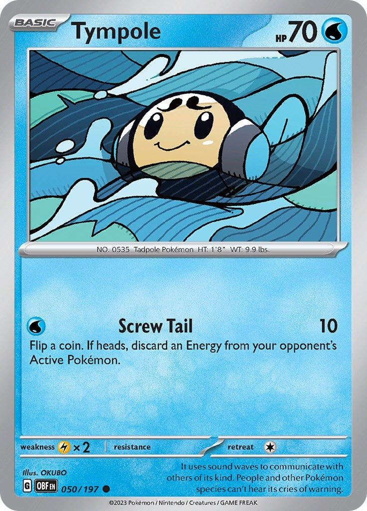 Image for Tympole (SV03: Obsidian Flames) (050/197) - Pokemon