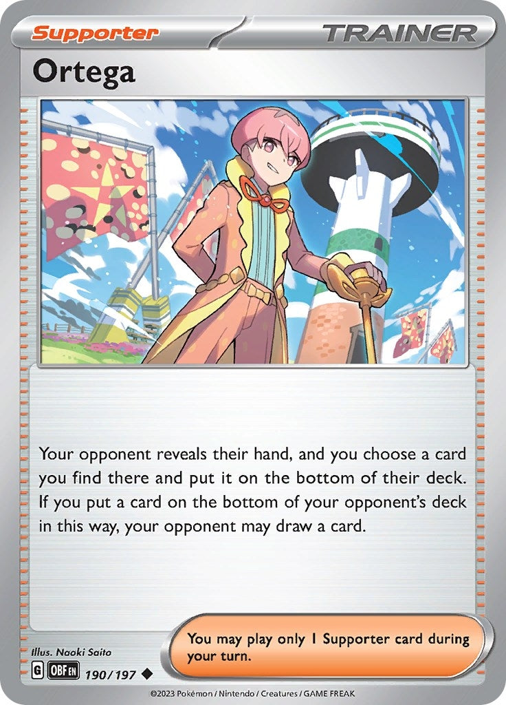 Image for Ortega (SV03: Obsidian Flames) (190/197) - Pokemon